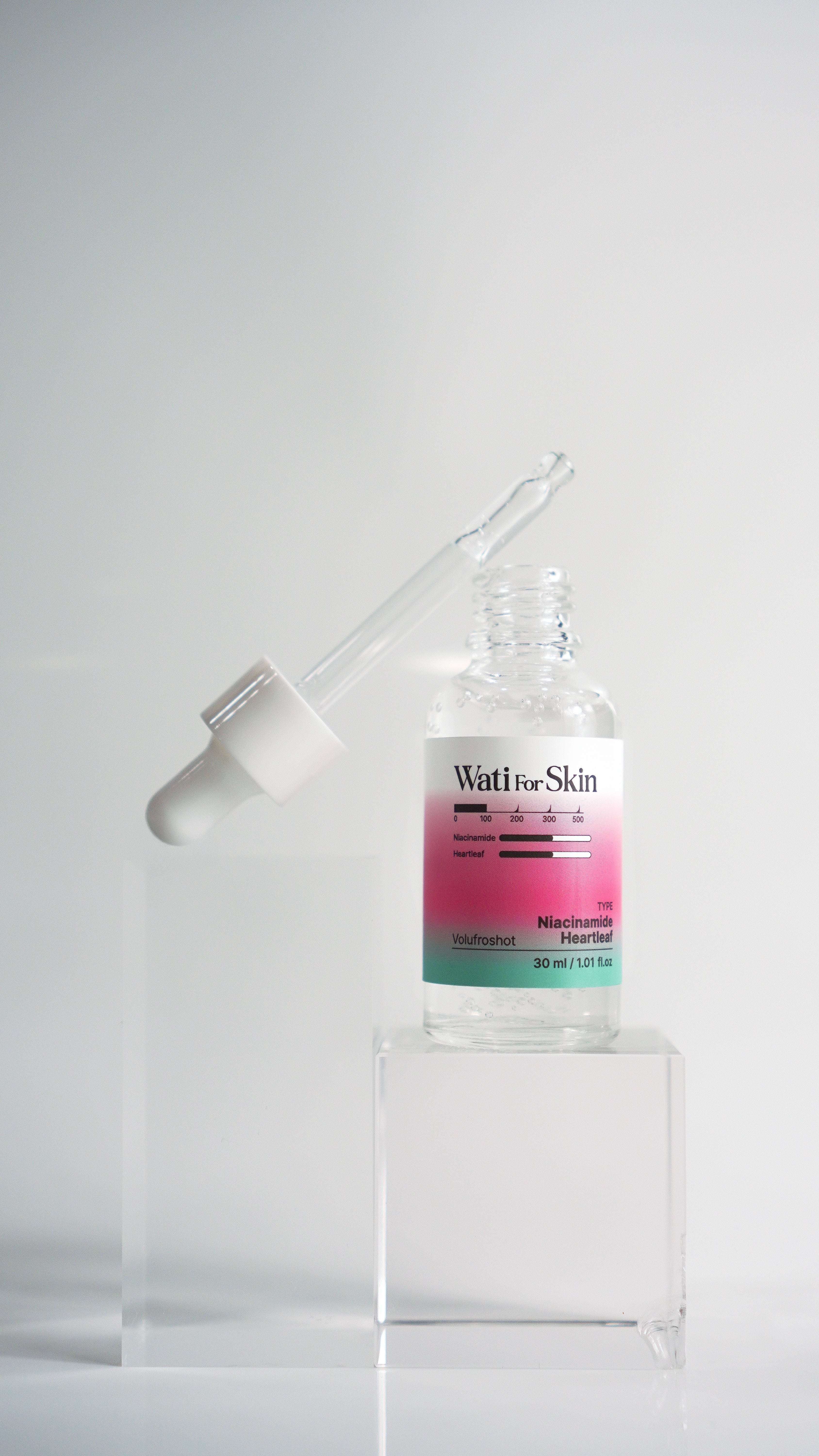 Ampola Wati for Skin Niacinamide Heartleaf Volufroshot Ampoule, 30ml