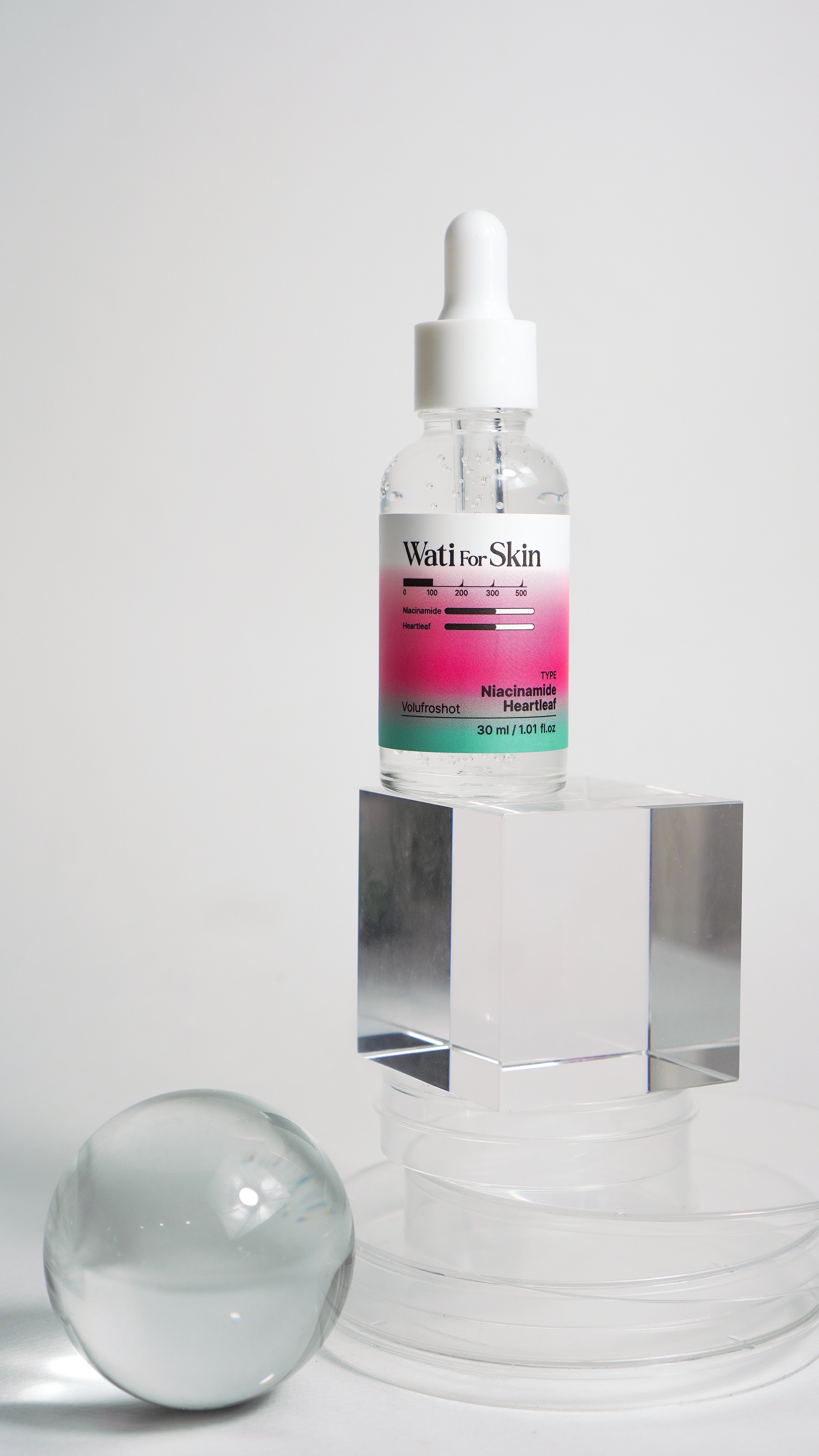 Ampola Wati for Skin Niacinamide Heartleaf Volufroshot Ampoule, 30ml