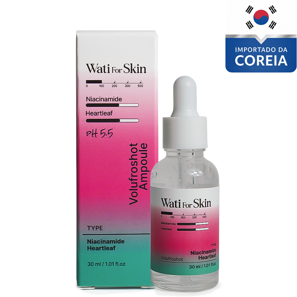 Ampola Wati for Skin Niacinamide Heartleaf Volufroshot Ampoule, 30ml