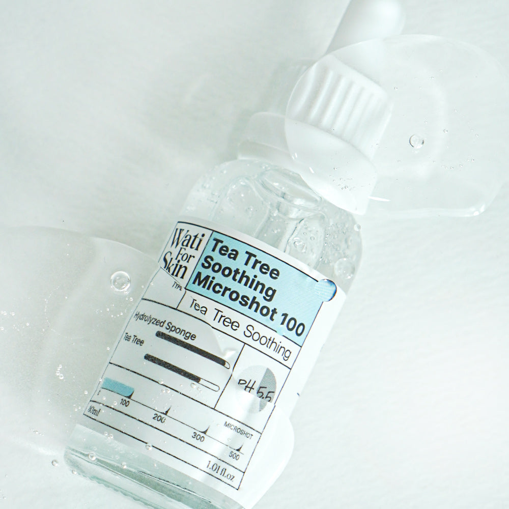 Essência Wati for Skin Tea Tree Soothing Essence Microshot 100, 30ml