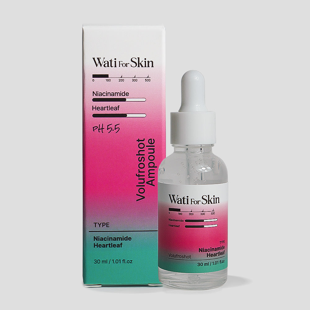 Ampola Wati for Skin Niacinamide Heartleaf Volufroshot Ampoule, 30ml