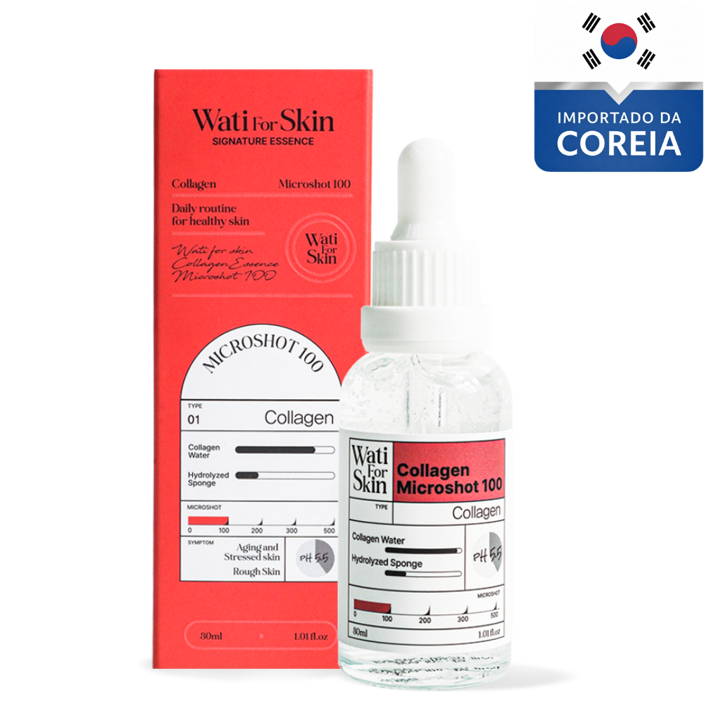Essência Wati for Skin Collagen Essence Microshot 100, 30ml