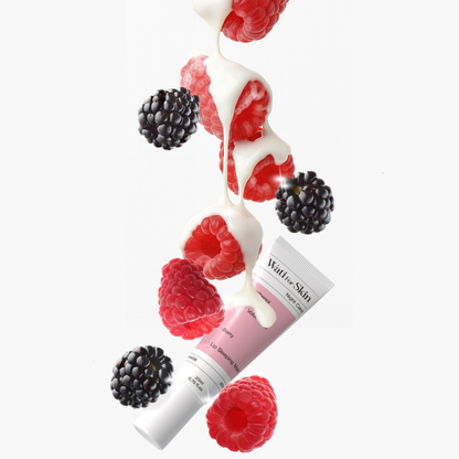 Máscara Labial Noturna Wati for Skin Panthenol Squalane Volufroshot Berry Lip Sleeping Mask