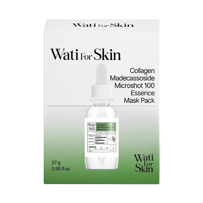 Máscara Wati for Skin Collagen Madecassoside Microshot 100 Essence Mask Pack 10unid