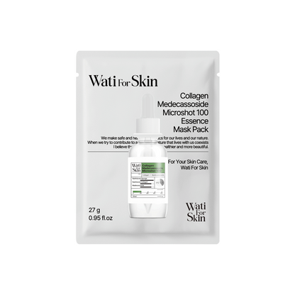 Máscara Wati for Skin Collagen Madecassoside Microshot 100 Essence Mask Pack 10unid