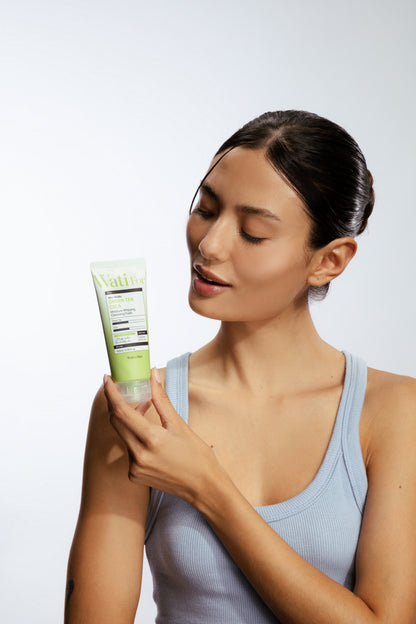 Espuma De Limpeza Cleansing Foam Wati for Skin Mild Acidic Green Tea Cica Moisture Whipping