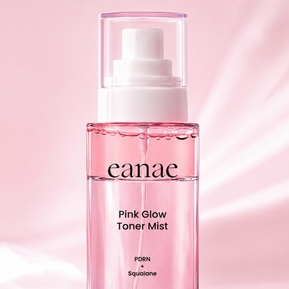 Tônico Facial Bifásico em Bruma eanae Pink Glow Toner Mist 120ml